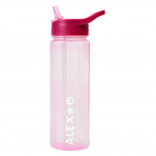 Polar Gear A-Z Stickers 600ml PP Bottle Pink/Berry