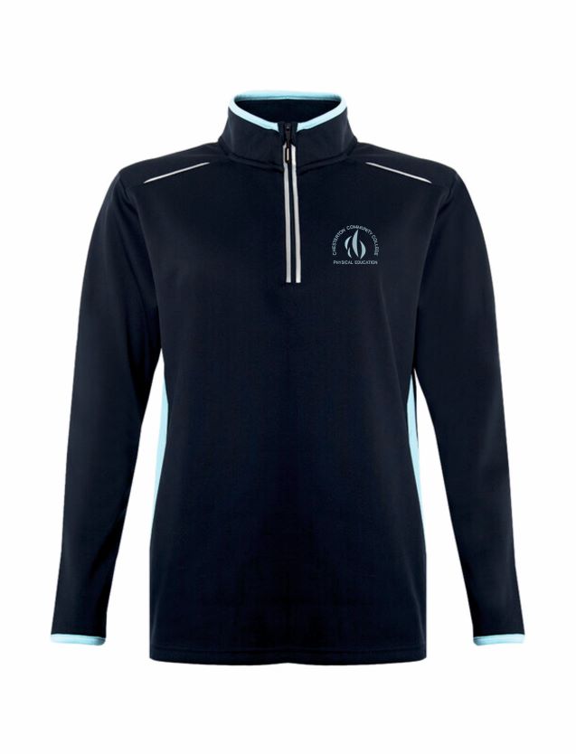 Chesterton Community College 1/4 Zip PE Top