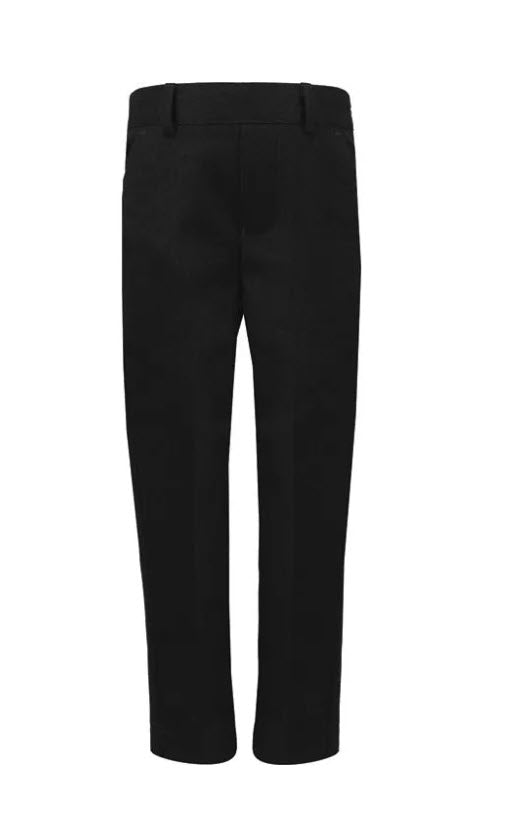 Junior Boys Slim Fit Trousers Black