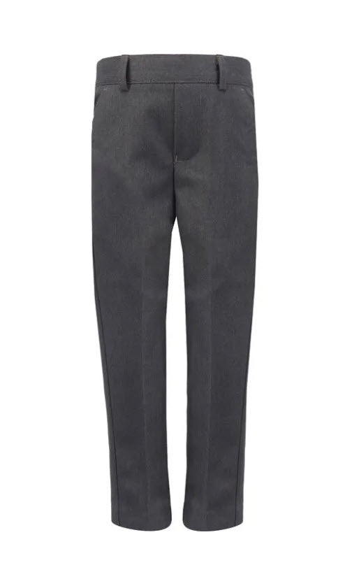 Junior Boys Slim Fit Trousers Grey