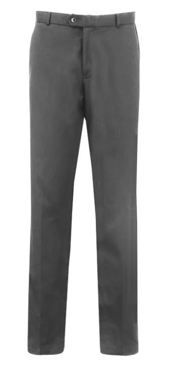 Senior Boys Slim Fit Trousers Grey