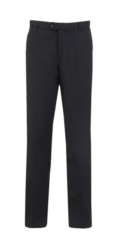 Senior Boys Slim Fit Trousers Black
