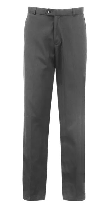 Senior Boys Regular Fit Trousers Grey
