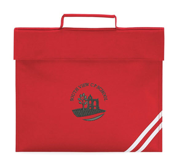 South View Classic book bag Red