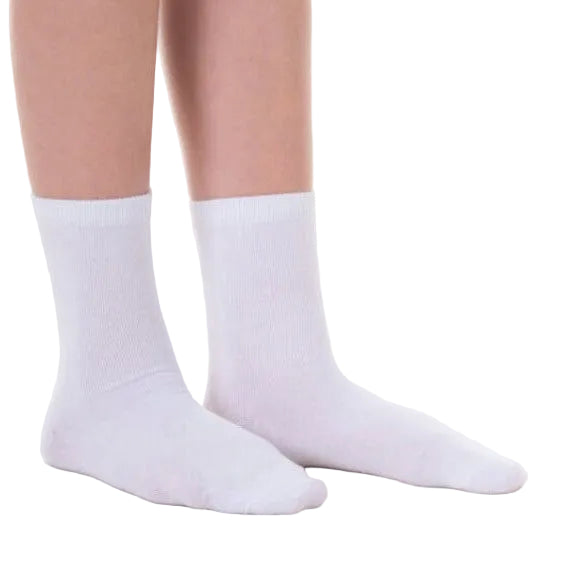 Pex 2 Pair Pack Short Socks White