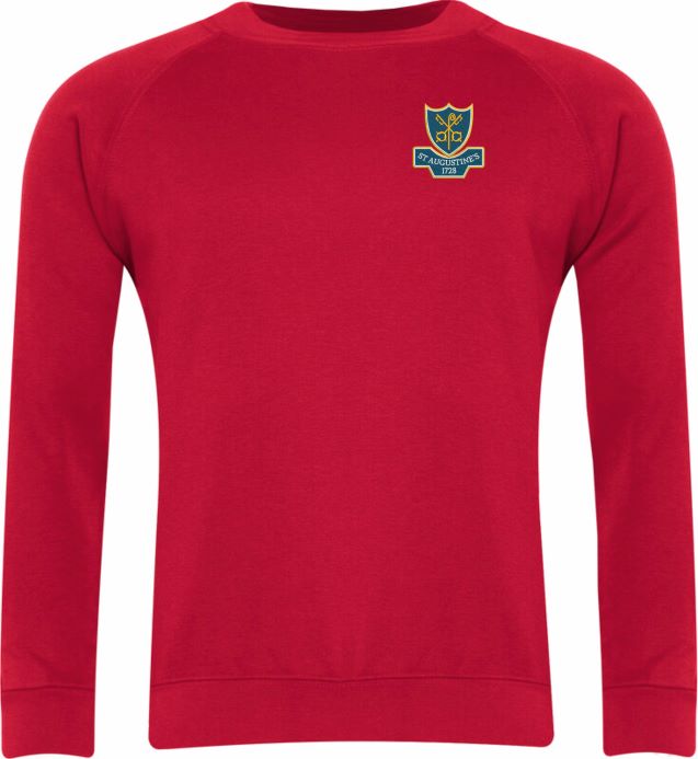 St Augustine's C of E Junior School PE Sweatshirt Red