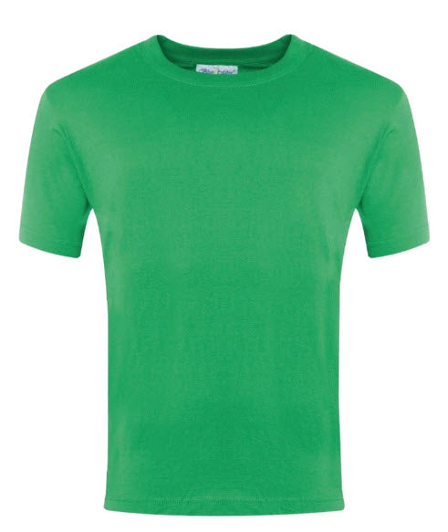 PE T Shirt (Plain) Emerald
