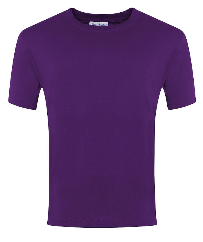 PE T Shirt (Plain) Purple