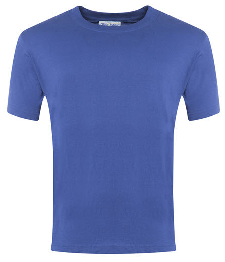 PE T Shirt (Plain) Dark Royal