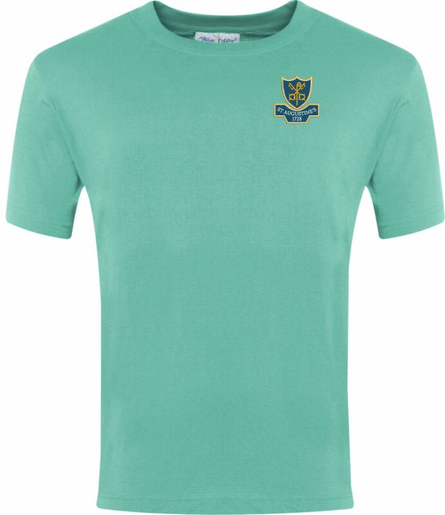 St Augustine's C of E Junior School PE T Shirt Jade