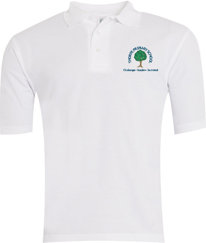 Thorpe Primary Polo Shirt White