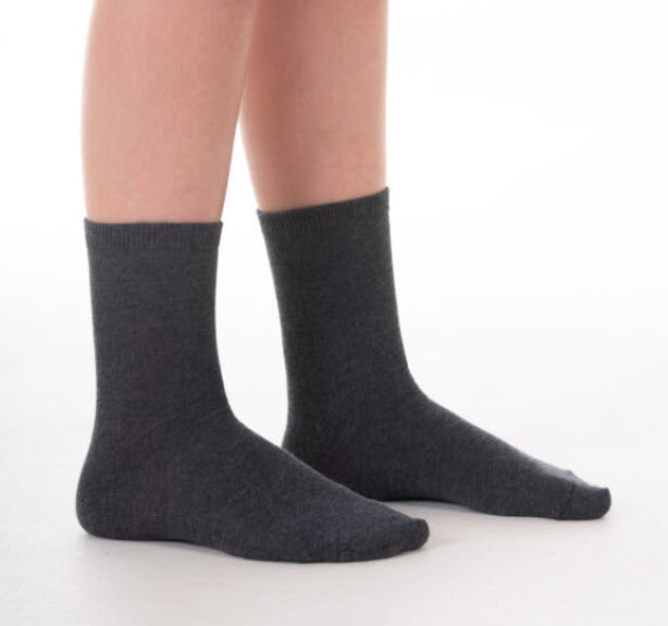 Pex 5 Pair Pack Short Socks Charcoal