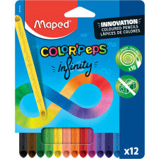 MAPED COLORPEPS INNOVATION X 12 COLOURED PENCILS