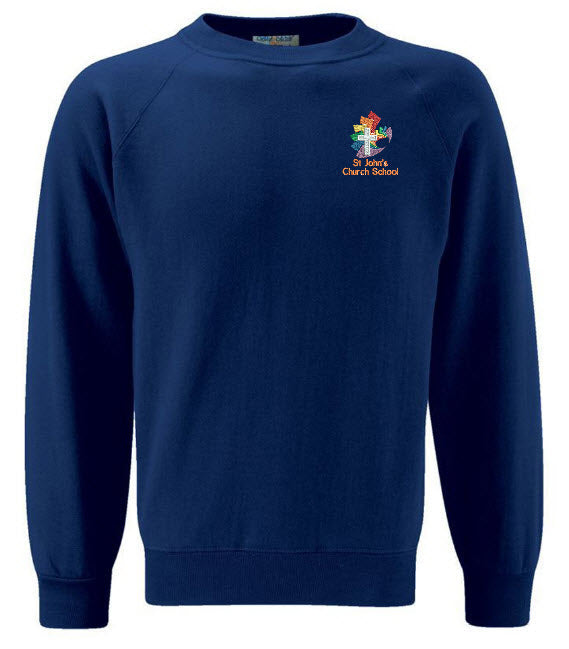 St John's Church School Raglan Sweatshirt