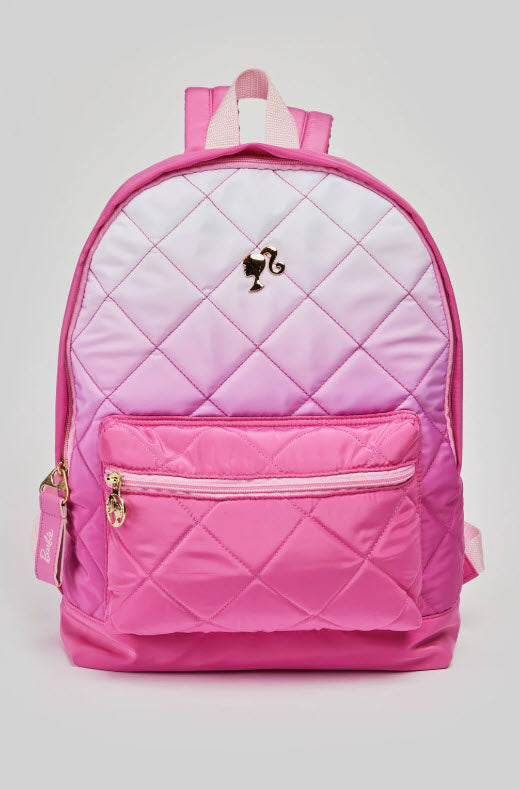 Barbie Quilted Roxy pink Backpack