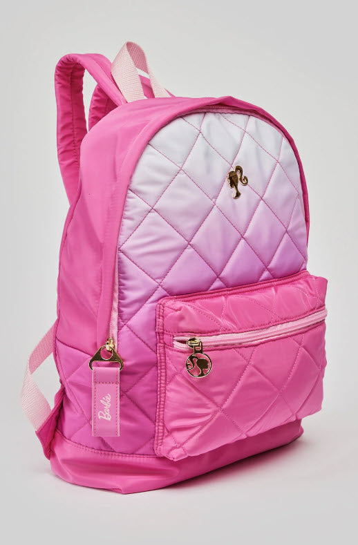 Barbie Quilted Roxy pink Backpack
