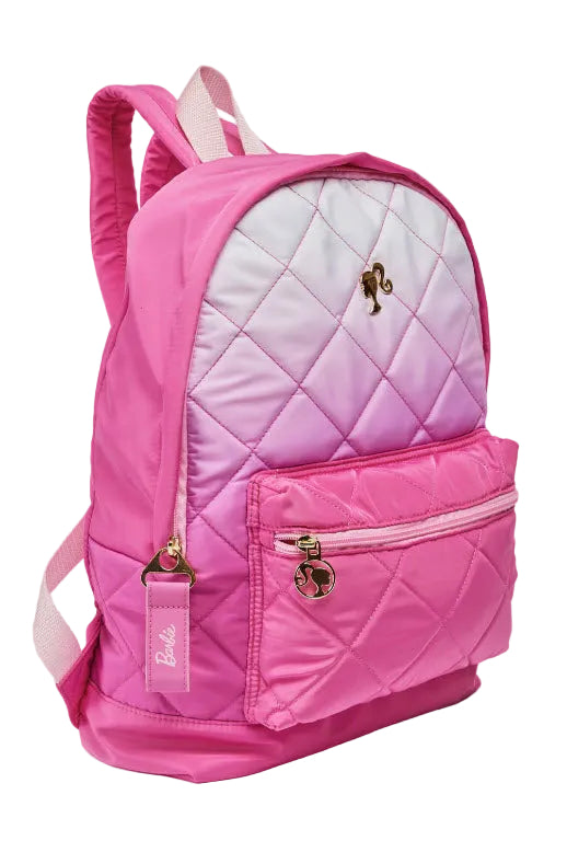 Barbie Quilted Roxy pink Backpack