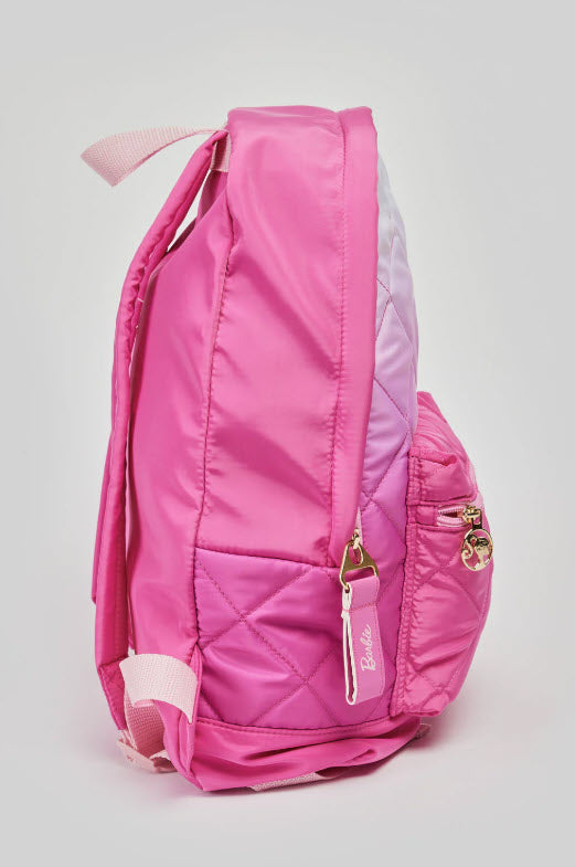 Barbie Quilted Roxy pink Backpack
