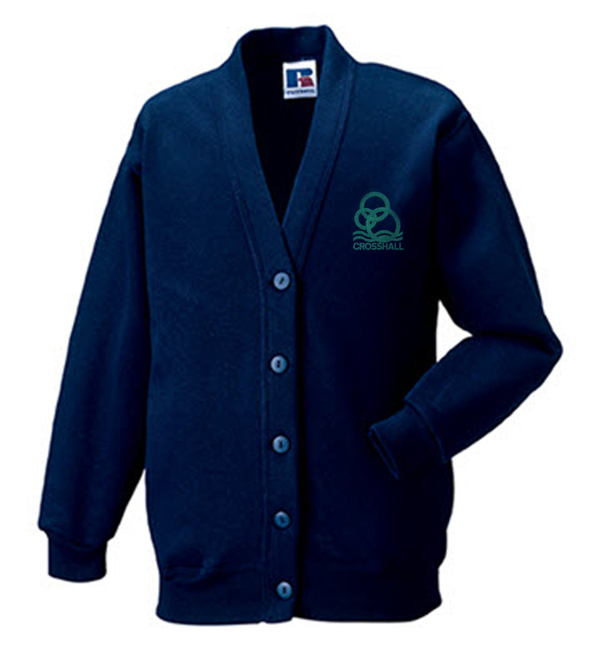 Crosshall Junior School Cardigan Navy