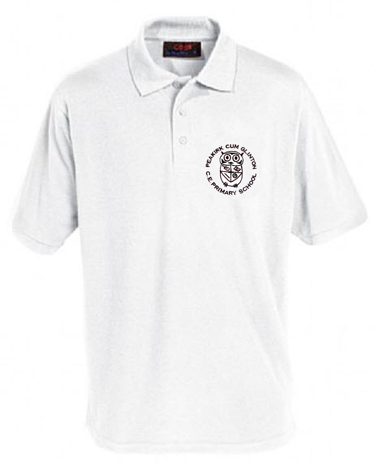 Peakirk Cum Glinton Poloshirt White