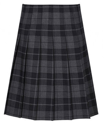 Stitch Down Pleat Tartan School Skirt