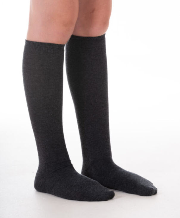Pex 2 Pair Pack Long Socks Charcoal