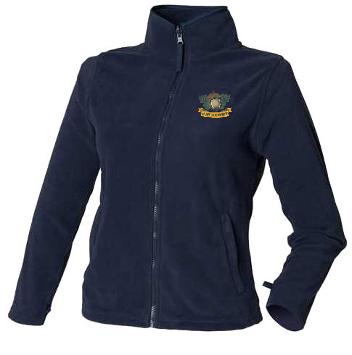 Highfield Academy Staff Ladies Fleece Jacket Navy