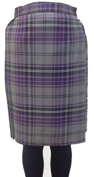 Pleated kilt - Grey and Purple