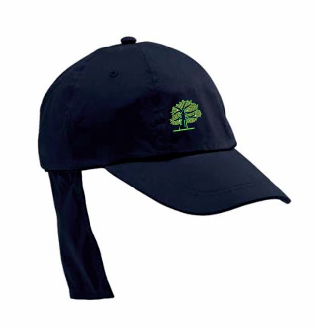 Hazeldene School Cap with flap