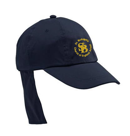 St Botolph's School Cap with flap
