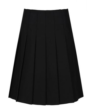 Stitch Down Pleat School Skirt