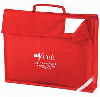 Stanground St Johns book bag