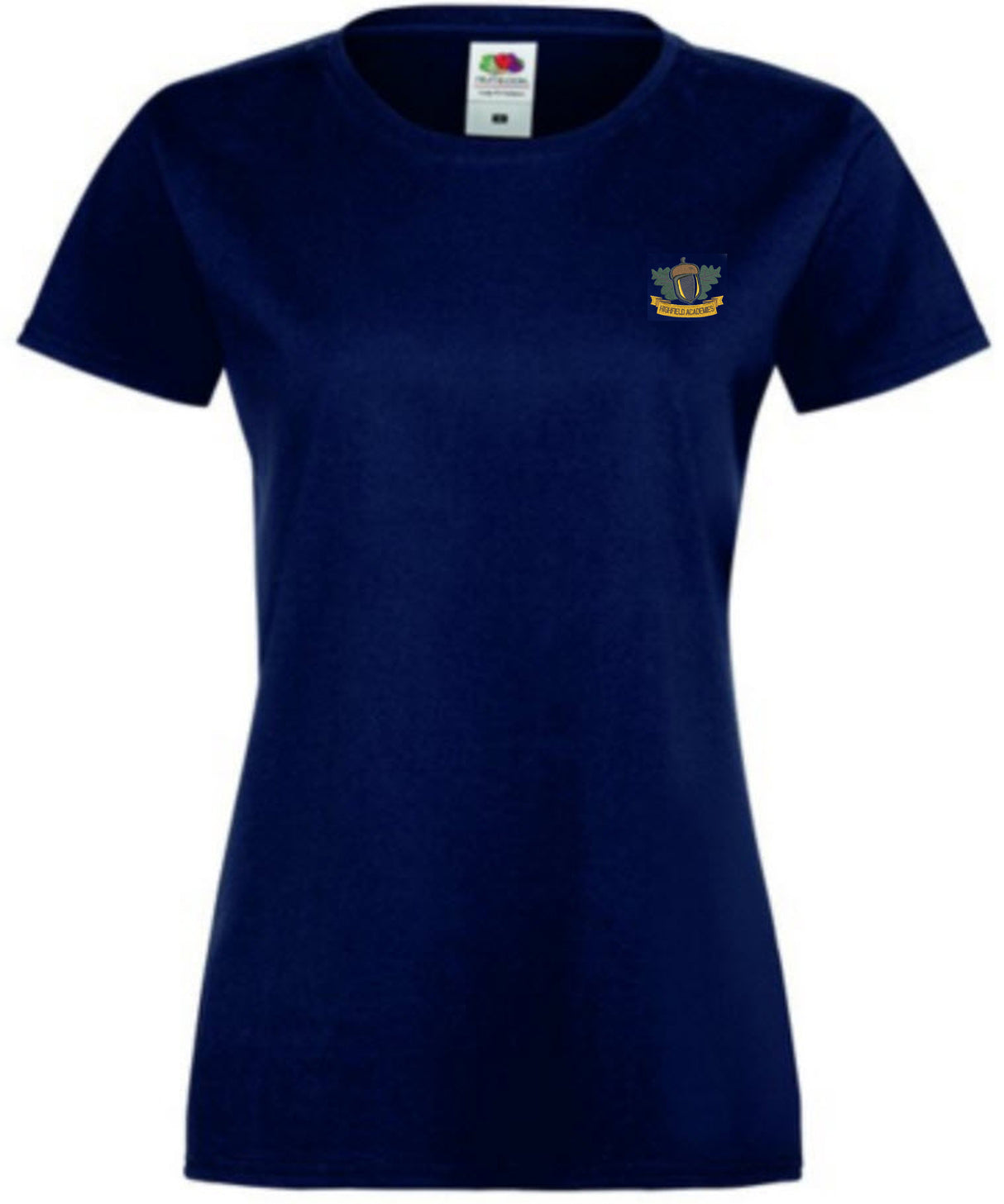 Highfield Academy Lady Fit Staff T Shirt Navy