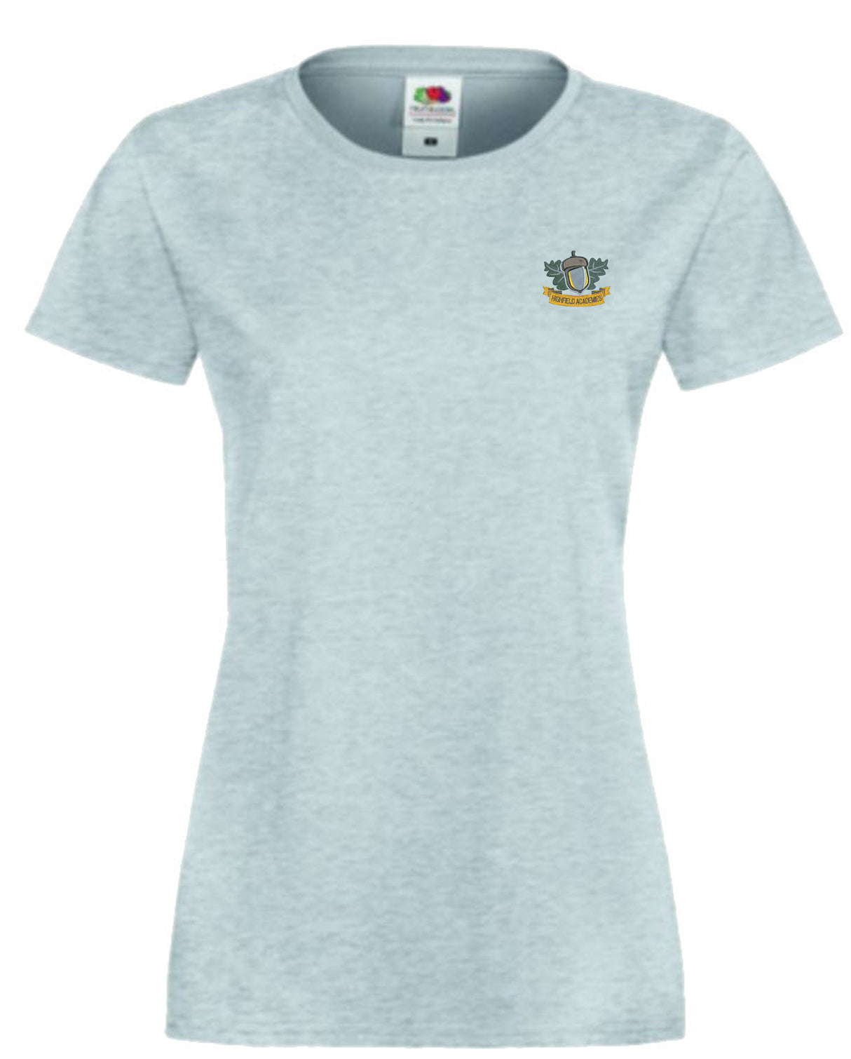 Highfield Academy Lady Fit Staff T Shirt Grey