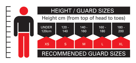 Precision Ankle Shinguard Black Small