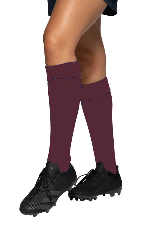PE Socks Maroon