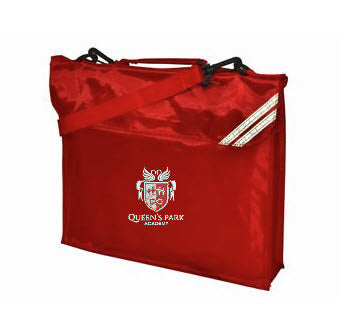 Queens Park Academy book bag with strap