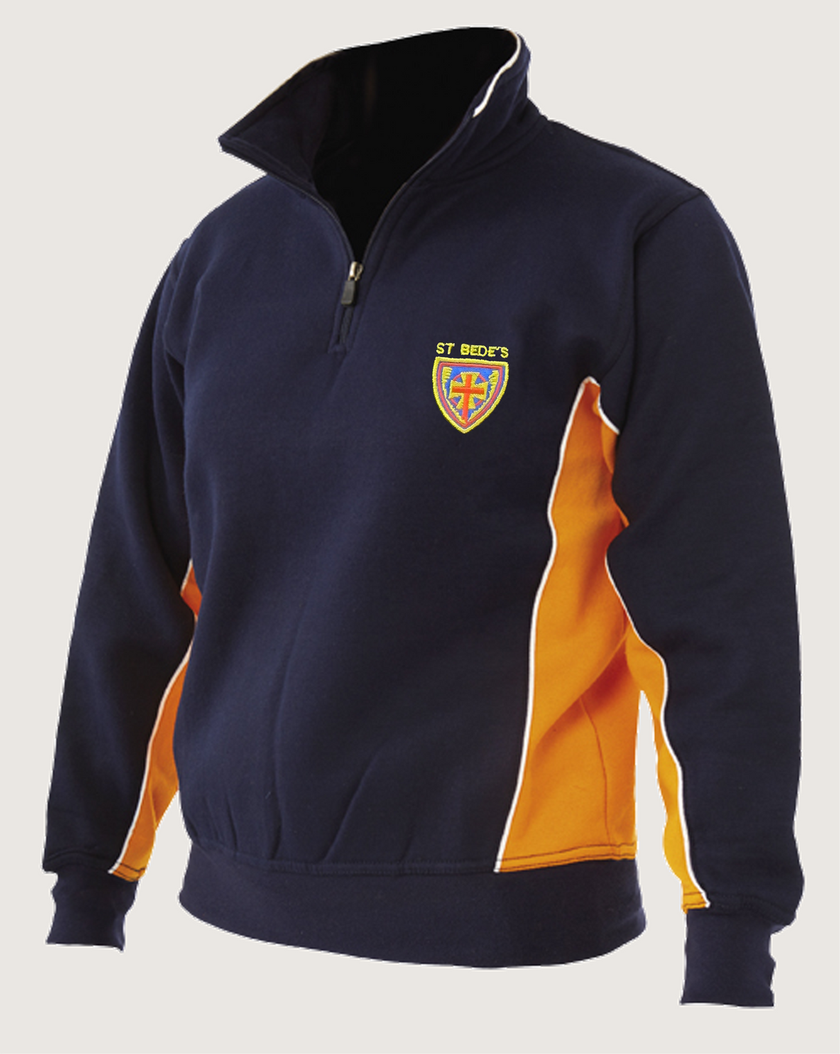 St Bede's Girls 1/4 Zip PE Top