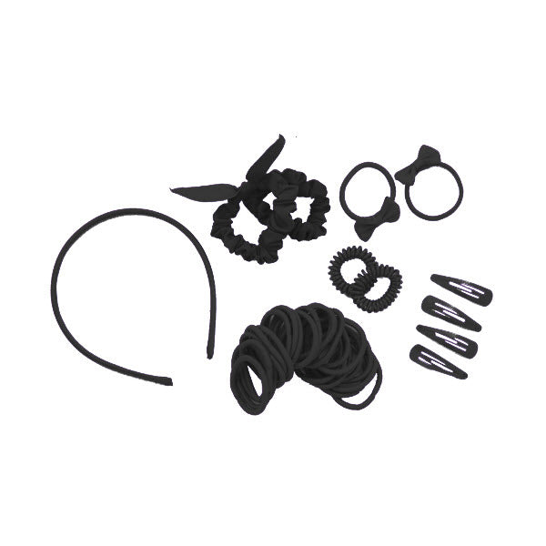 Hair Accessories Set Black
