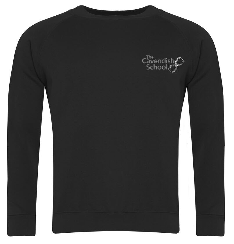 The Cavendish School Raglan Sweatshirt Black