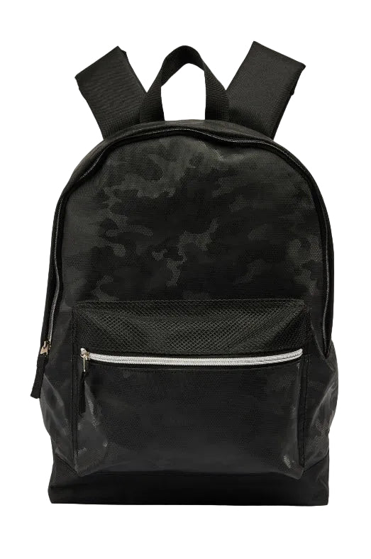 Boys Cameo Pocket Backpack Black