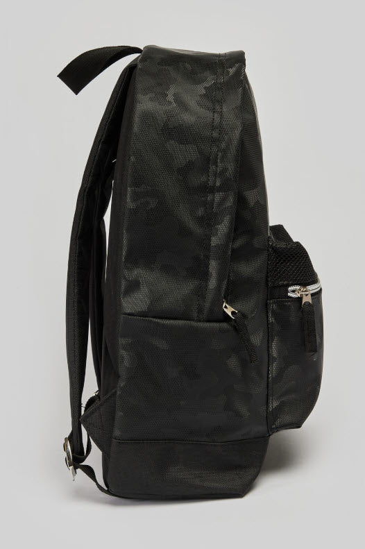Boys Cameo Pocket Backpack Black