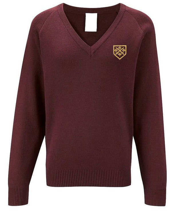 The King's School Jumper Burgundy