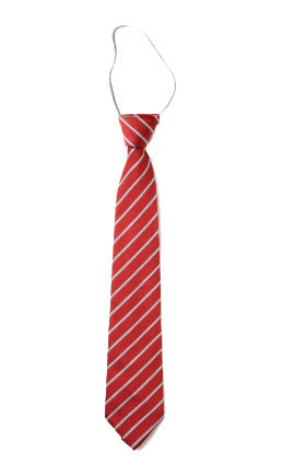 Holme CE Primary School Reception - Year 5 Red and White Elasticated Tie
