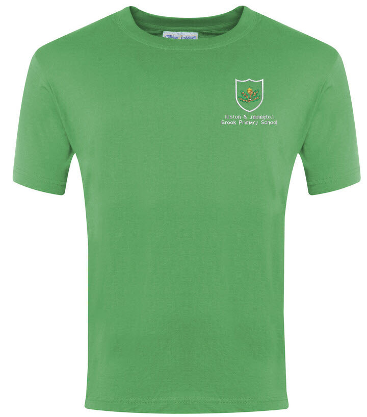Histon & Impington Brook Primary PE T Shirt Green