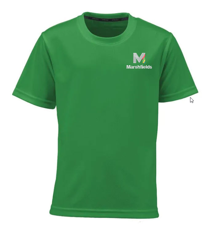 Marshfields School PE T Shirt Emerald