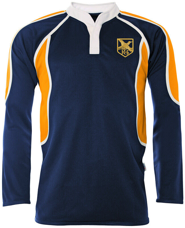 Kirkstone House Protec Rugby and Hockey Shirt - YEAR 3 UPWARDS TRUESDALE HOUSE (GOLD)