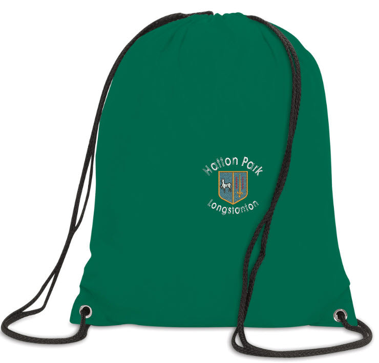 Hatton Park Primary PE Bag Green
