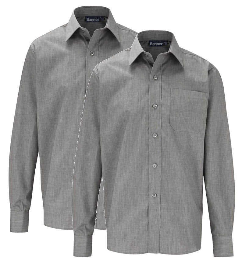 Whitehall School Long Sleeve Shirts - Twin Pack