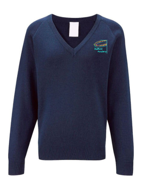 Bedford Academy V Neck Jumper
